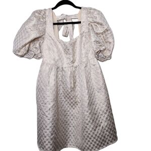 Jacqueline the label Gold oversize dress new with tags
